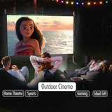 RCA, Bluetooth Home Theater Projector, With DVD Player, With 100" Fold Up Screen, Black