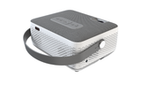 RCA, 720p Bluetooth®  Home Theater Projector, Built-In Rechargable Battery, White/Grey