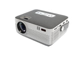 RCA, 720p Bluetooth®  Home Theater Projector, Built-In Rechargable Battery, White/Grey