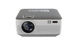 RCA, 720p Bluetooth®  Home Theater Projector, Built-In Rechargable Battery, White/Grey