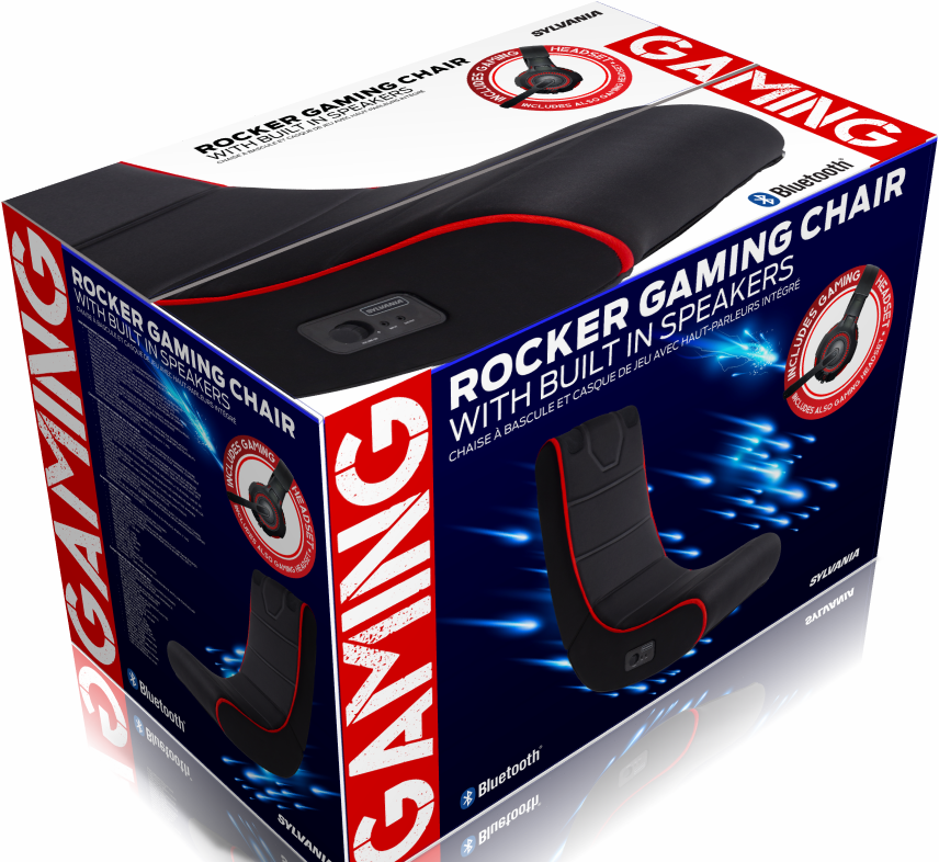 ROCKER GAMING CHAIR WITH BUILT IN SPEAKERS | SCH205-HP_VW