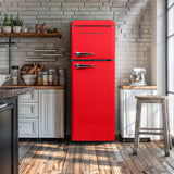 Frigidaire, 7.5 Cu. Ft. Top Mount Retro Refrigerator, Red