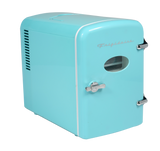 Frigidaire, 9 Can/5 Liter Mini Personal Fridge Cooler, Blue