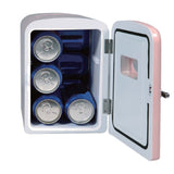 Frigidaire, 9 Can/5 Liter Mini Personal Fridge Cooler, Pink
