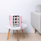 Frigidaire, 9 Can/6 Liter Mini Retro Personal Fridge, PINK