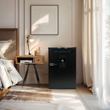 Frigidaire, 4.5 Cu. Ft. Retro Compact Refrigerator, Built In Water Dispenser, Black